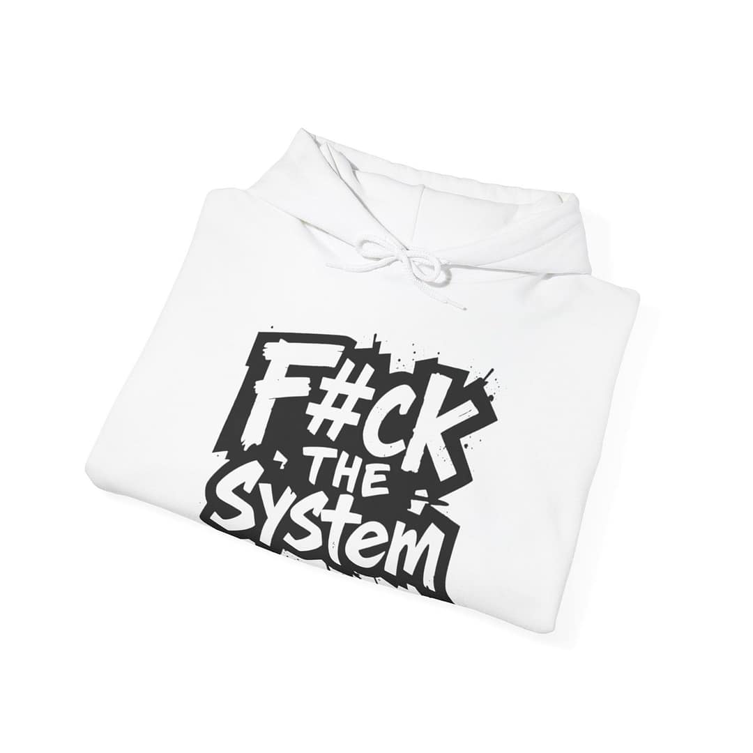 F#ck the System Men's Hoodie - Image 2