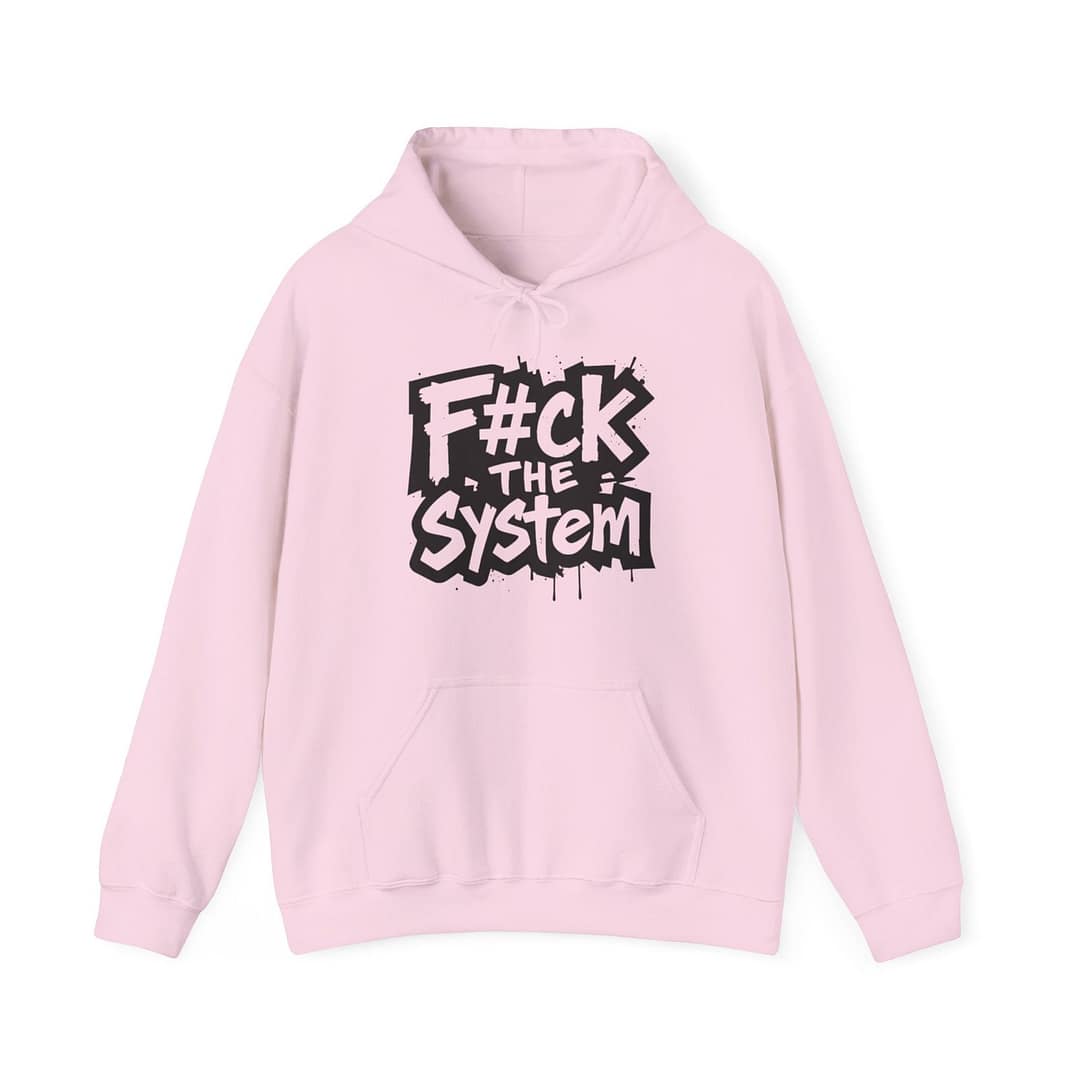 F#ck the System Men's Hoodie - Image 14