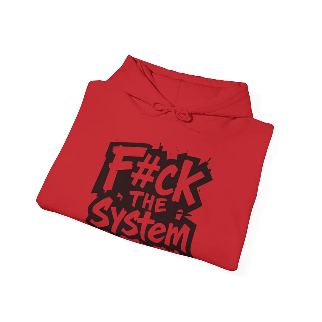 F#ck the System Men's Hoodie - Image 17