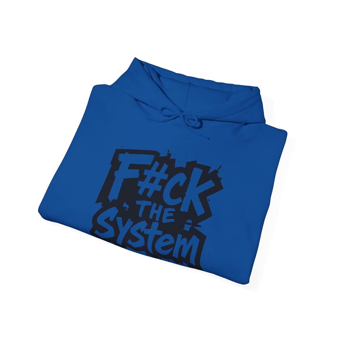 F#ck the System Men's Hoodie - Image 13