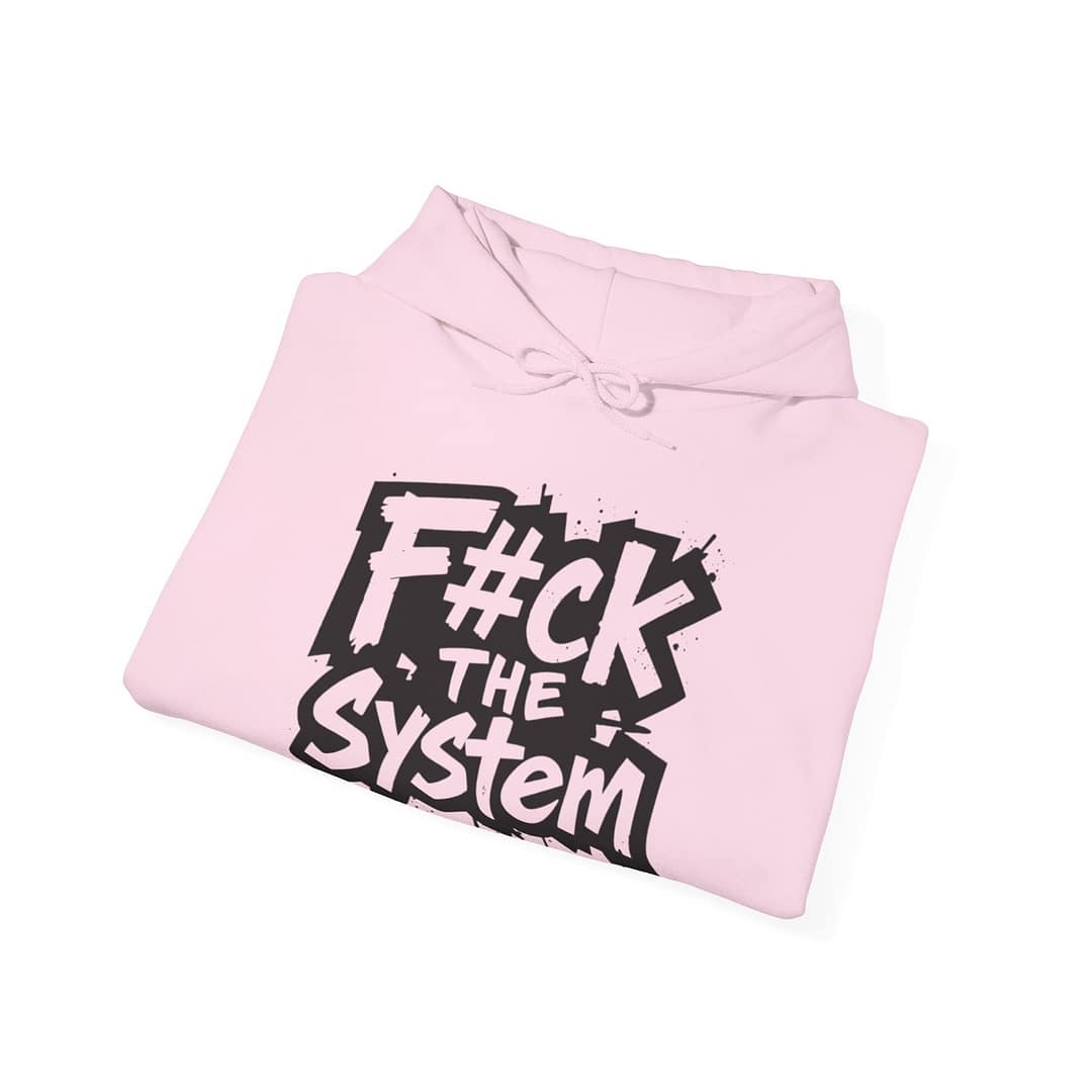 F#ck the System Men's Hoodie - Image 15