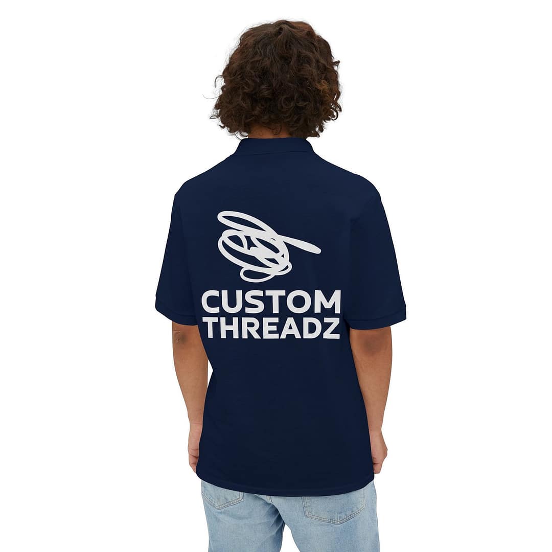 Custom Threadz Men's Cotton Polo Shirt - Image 9