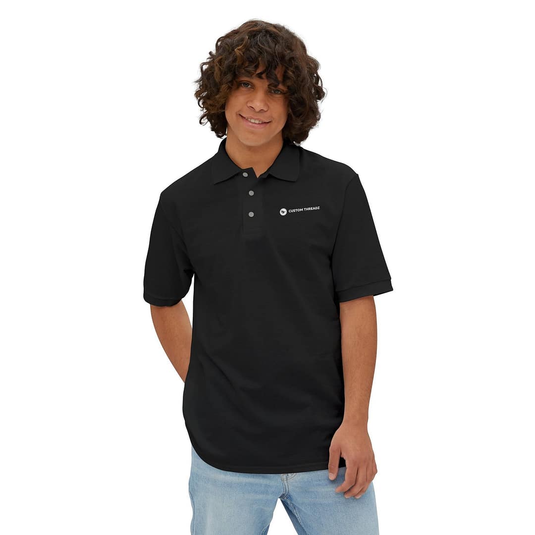 Custom Threadz Men's Cotton Polo Shirt - Image 3