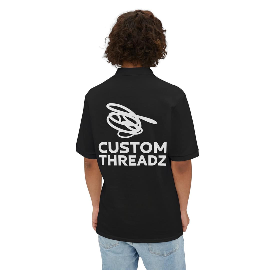 Custom Threadz Men's Cotton Polo Shirt - Image 4