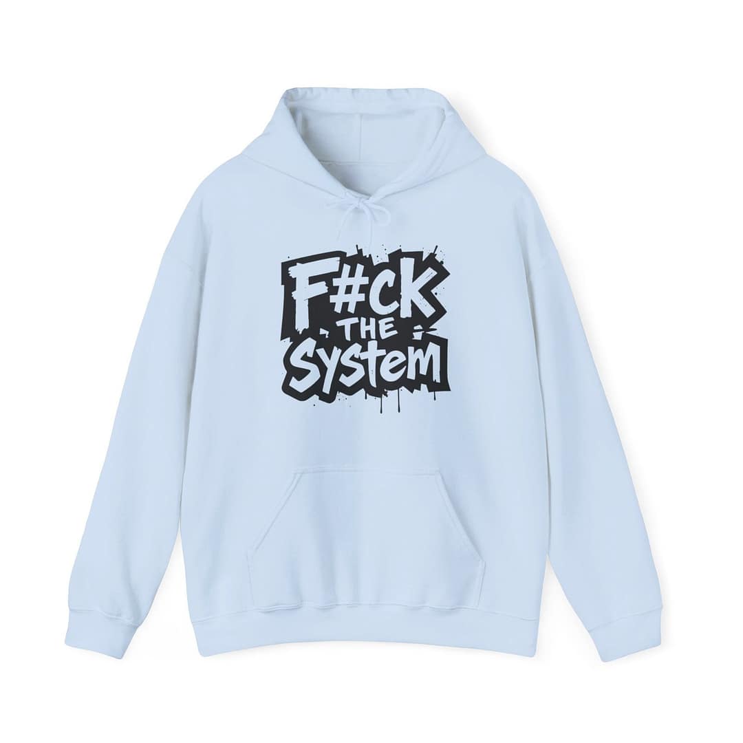 F#ck the System Men's Hoodie - Image 10