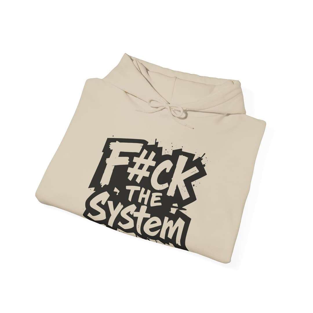 F#ck the System Men's Hoodie - Image 7