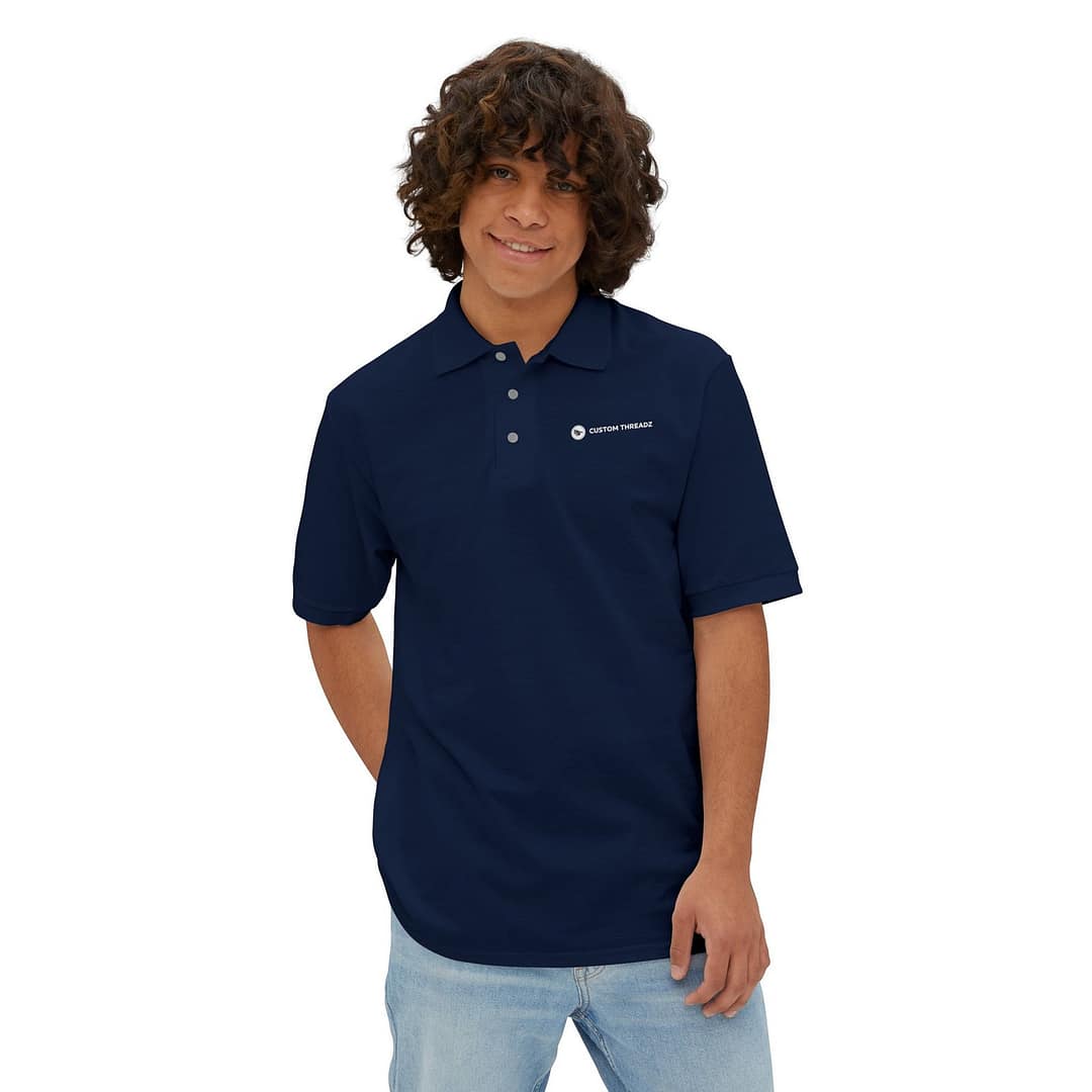Custom Threadz Men's Cotton Polo Shirt - Image 8